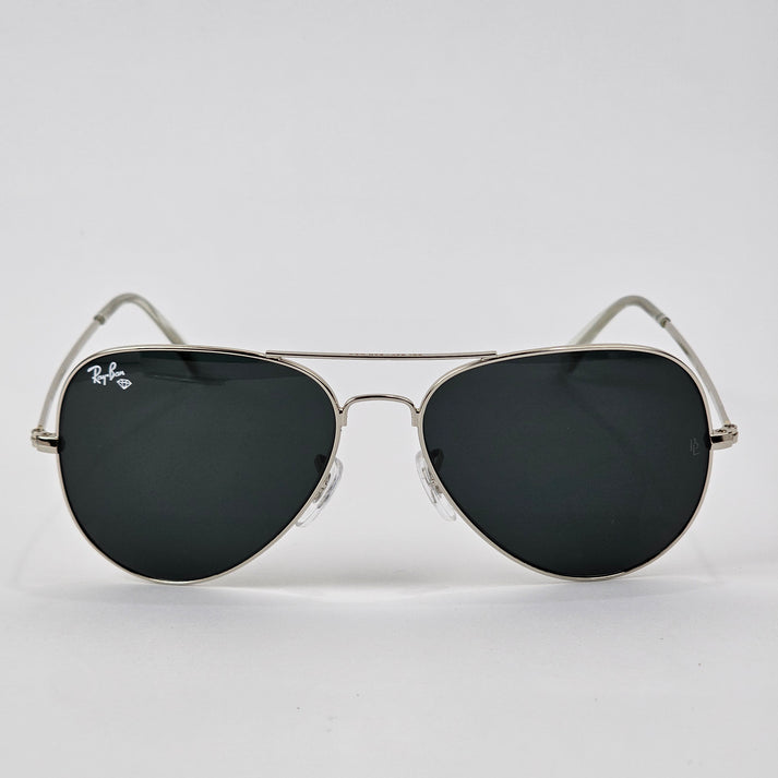 Classic Aviators - BL  - RB - Silver/Black - Unisex