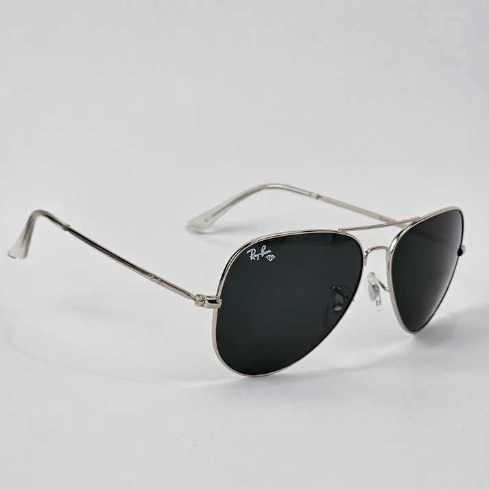 Classic Aviators - BL  - RB - Silver/Black - Unisex