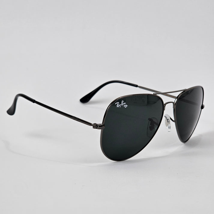 Classic Aviators - BL  - RB - Gun Metal/Black - Unisex