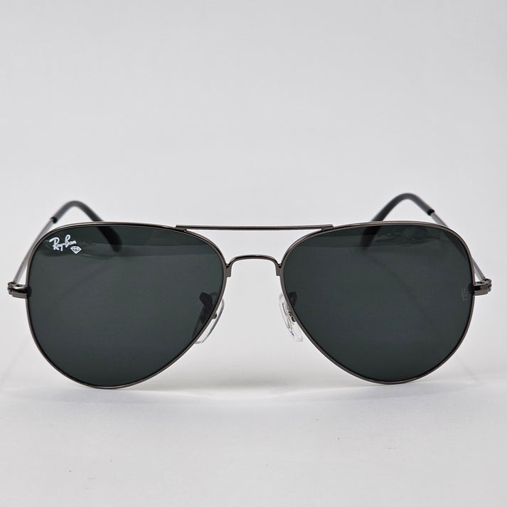 Classic Aviators - BL  - RB - Gun Metal/Black - Unisex